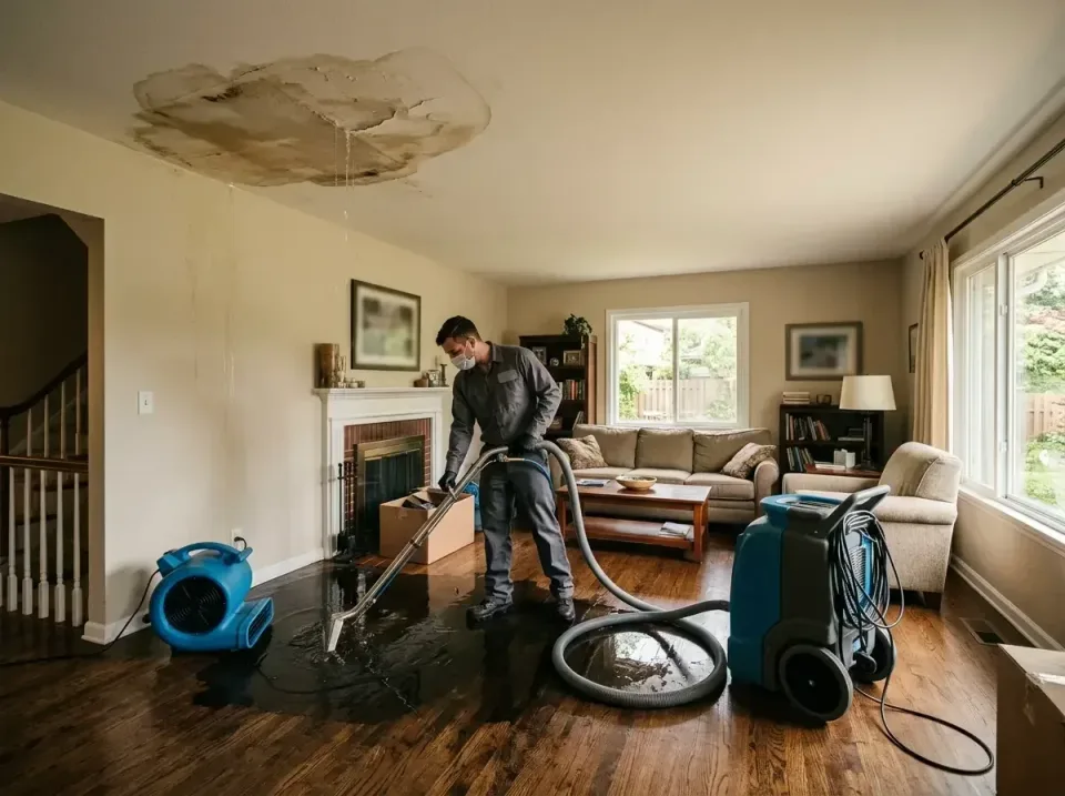 attic-pipe-burst-ceiling-drip-008 — frequently asked questions, Water Damage Restoration & Carpet Care in Chenango Bridge, NY